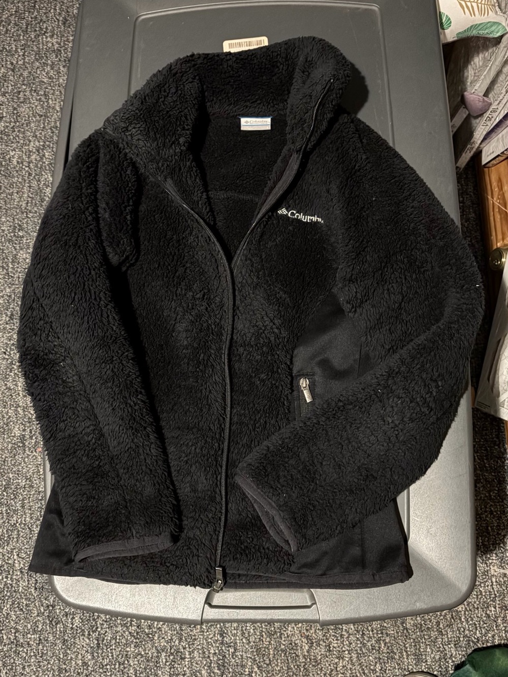 Columbia women' Black Sherpa Fleece Jacket